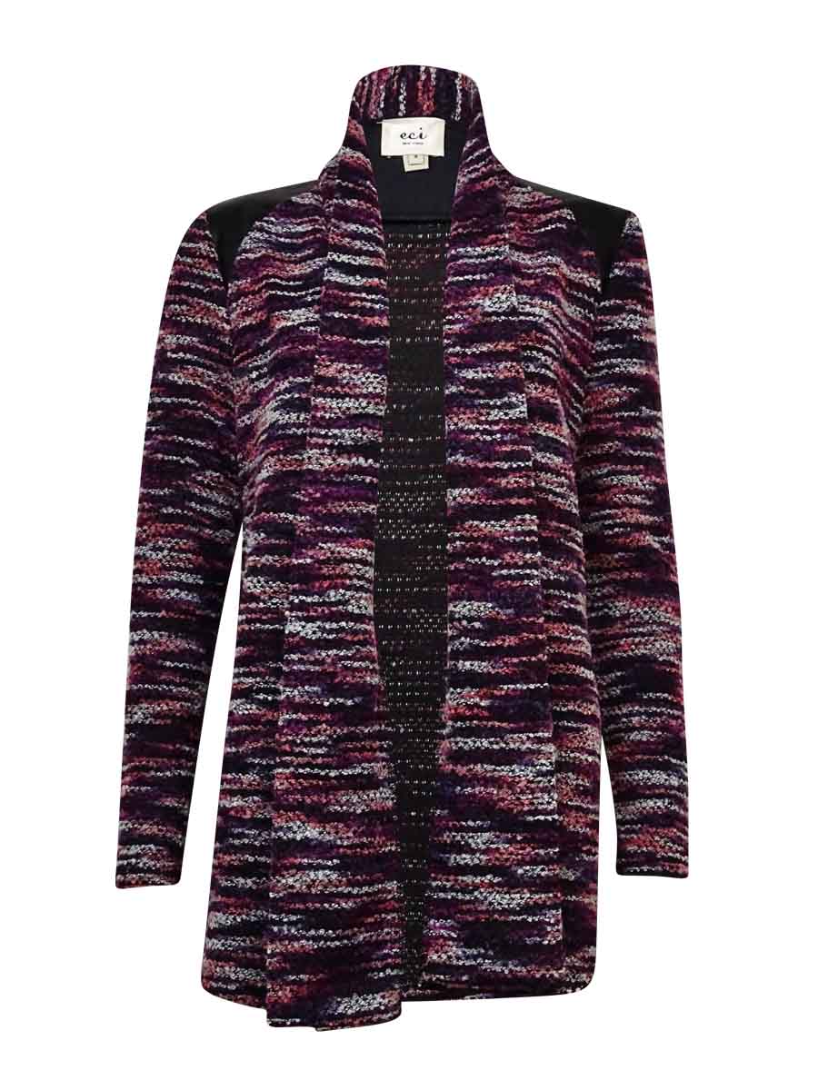 New Look Junior S Faux Leather Er Jacket Eci New York Women S Faux Leather Shoulder Trim Boucle Jacket