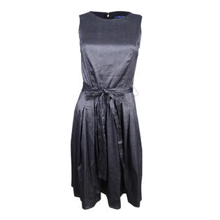 Tommy Hilfiger Women's Metallic Stretch Taffeta Fit & Flare Dress Tommy Hilfiger Women's Metallic Stretch Taffeta Fit & Flare Dress
