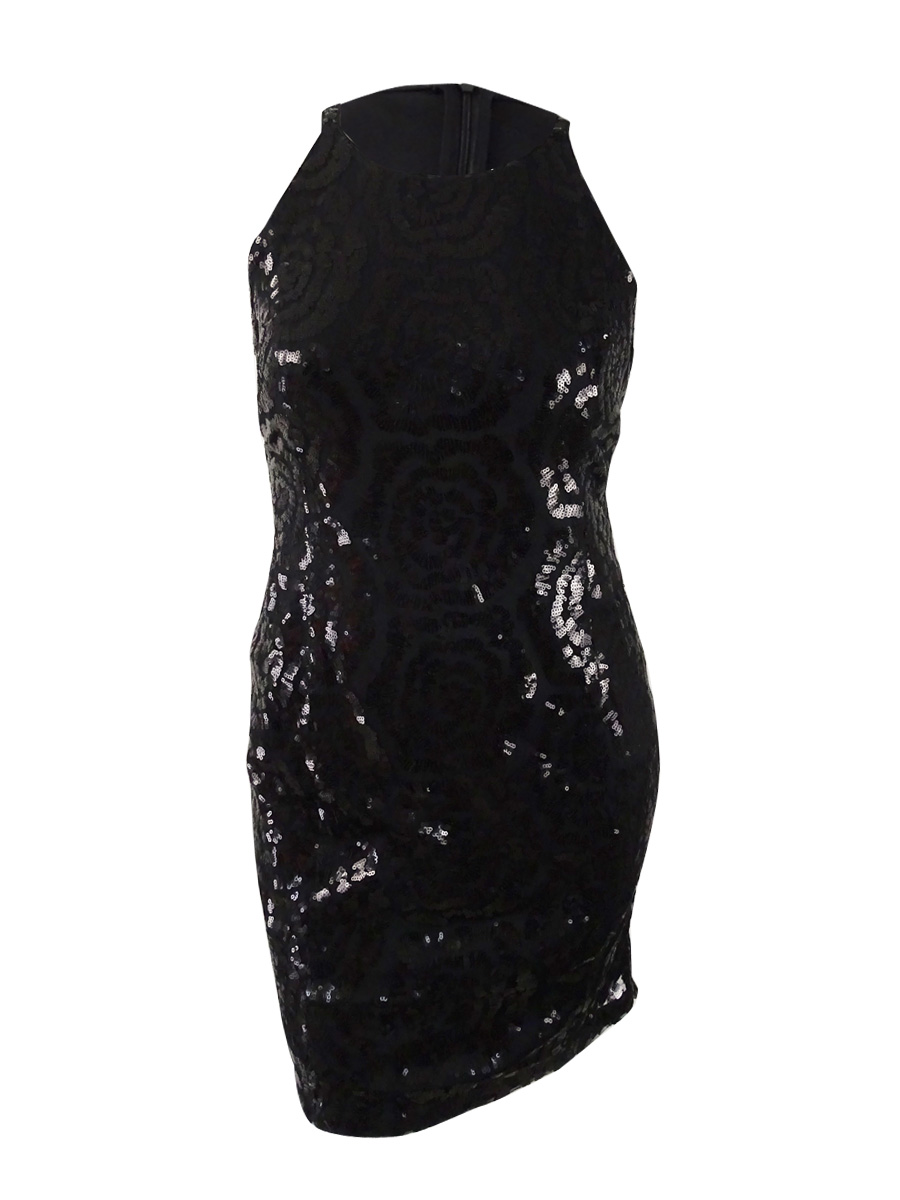 calvin klein black sequin dress Calvin Klein Sequin Dresses for Women
