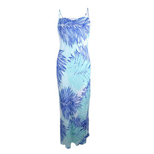 Calvin Klein Women's Tropical-Print Chiffon Maxi Dress Calvin Klein Women's Tropical-Print Chiffon Maxi Dress