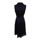 Tommy Hilfiger Women's Faux-Wrap A-Line Dress (4, Black) Tommy Hilfiger Women's Faux-Wrap A-Line Dress (4, Black)