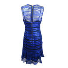 Calvin Klein Sequined A-Line Dress - Blue 4 Calvin Klein Sequined A-Line Dress - Blue 4