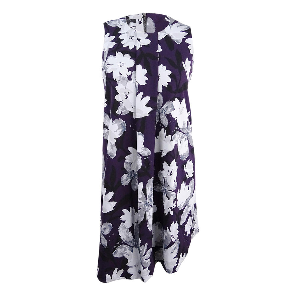 Alfani Women's Plus Size Floral-Print A-Line Dress