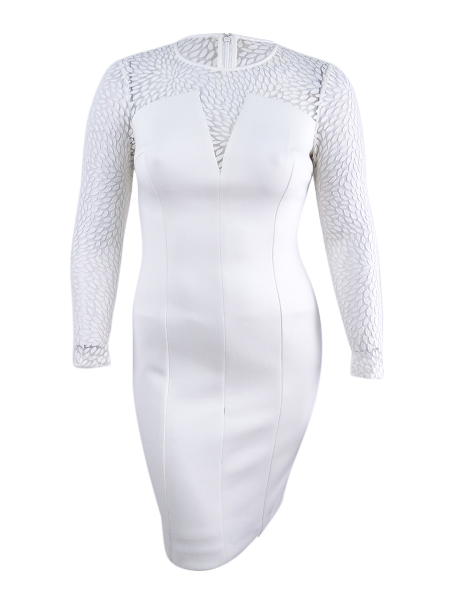 chinese dress ladies Milavia White Lace High-Neck Mini Dress With Wrap & Sash Detail – Club L  London