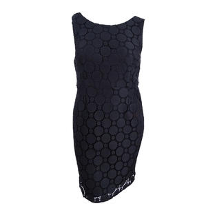 DKNY Women's Circle Lace Sheath Dress (12, Black) DKNY Women's Circle Lace Sheath Dress (12, Black)