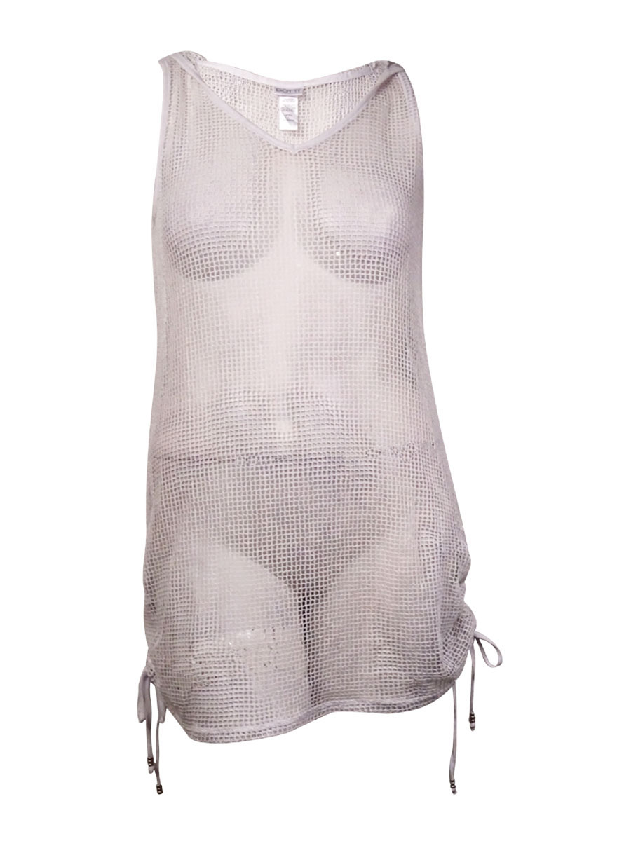 Bleu Rod Beattie Women's Pleated Asymmetrical Dress Cover Up