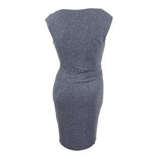 Jessica Howard Women's Draped & Ruched Glitter Dress, Size: 10, Gray Jessica Howard Women's Draped & Ruched Glitter Dress, Size: 10, Gray