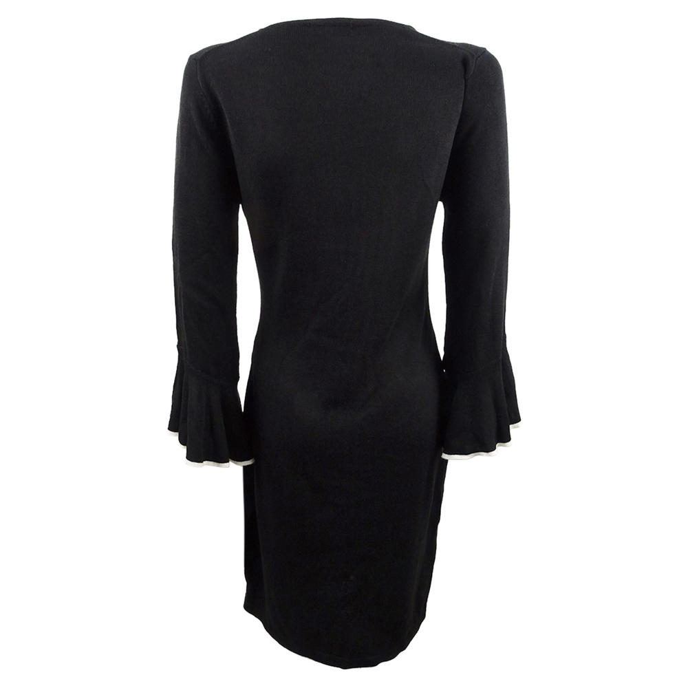 Calvin Klein Women's Bell-Sleeve Sweater Dress