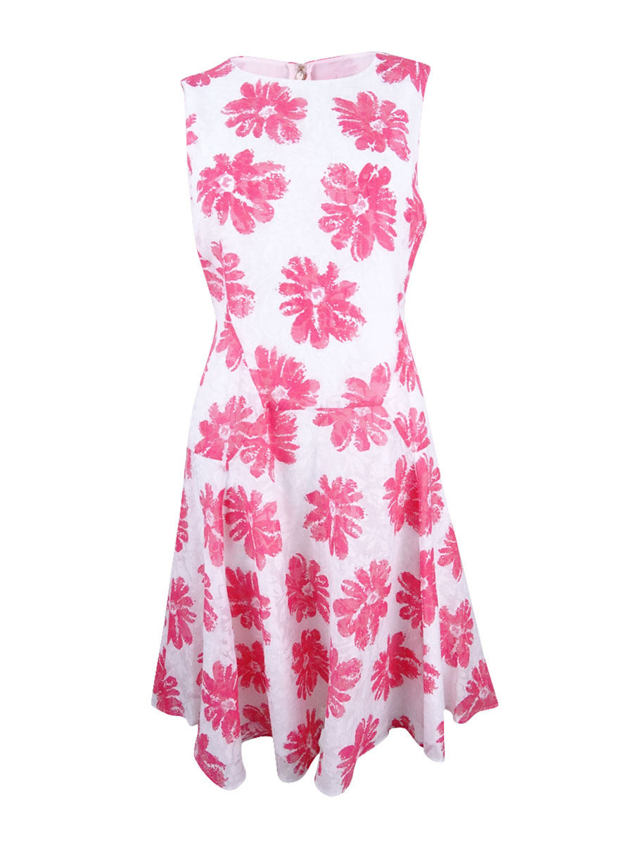 Tommy Hilfiger Women's Floral-Print A-Line Dress