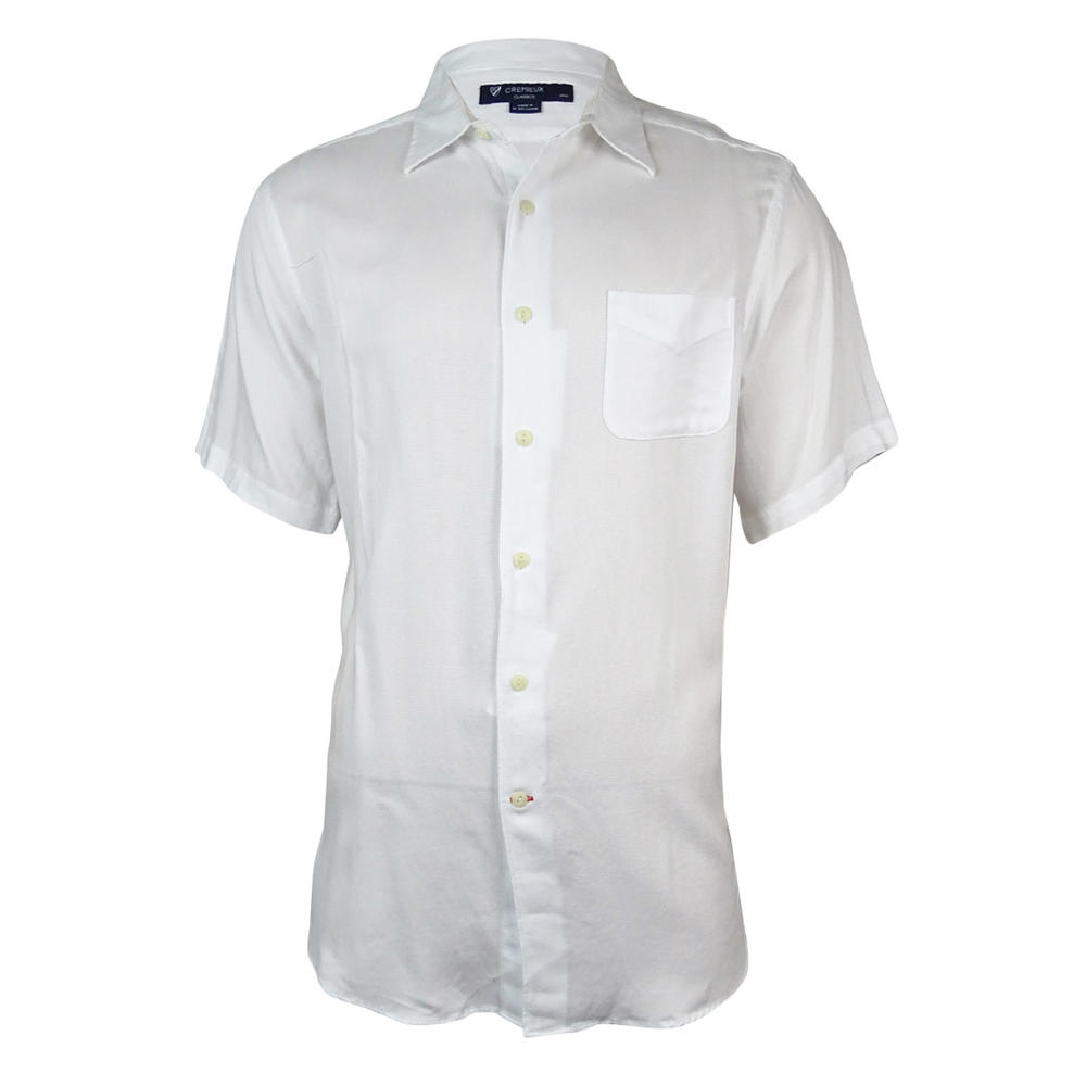 Cremieux Men's Solid Pique Buttoned Shirt