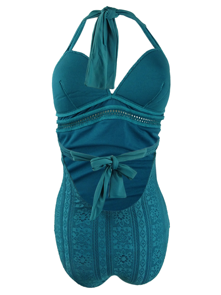 Jessica Simpson Women S Crochet Halter One Piece Swimsuit S Cameo Jessica Simpson Women S Crochet Halter One Piece Swimsuit S Cameo