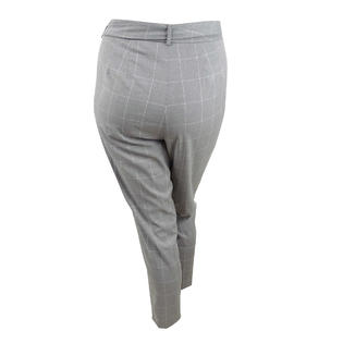 Calvin Klein Women's Petite Printed Belted Pants Calvin Klein Women's Petite Printed Belted Pants