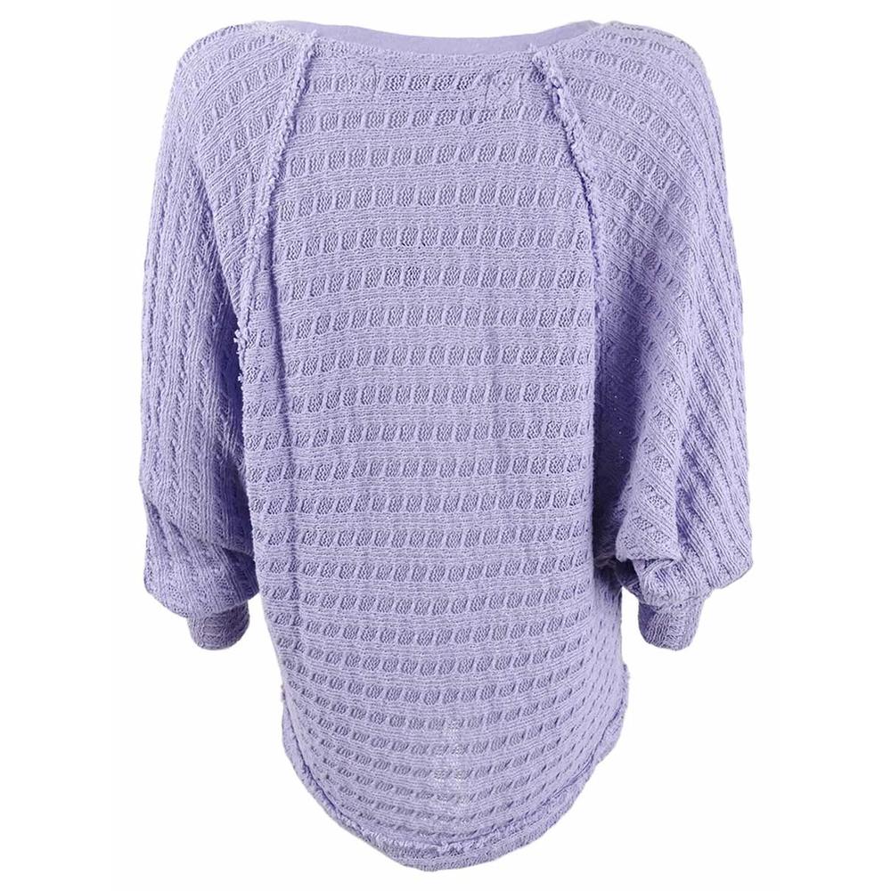 Free People Women's Thien's Hacci Sweater (XS, Periwinkle)