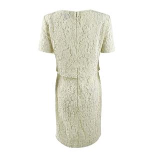 Lauren by Ralph Lauren Women's Floral Lace Popover Dress Lauren by Ralph Lauren Women's Floral Lace Popover Dress