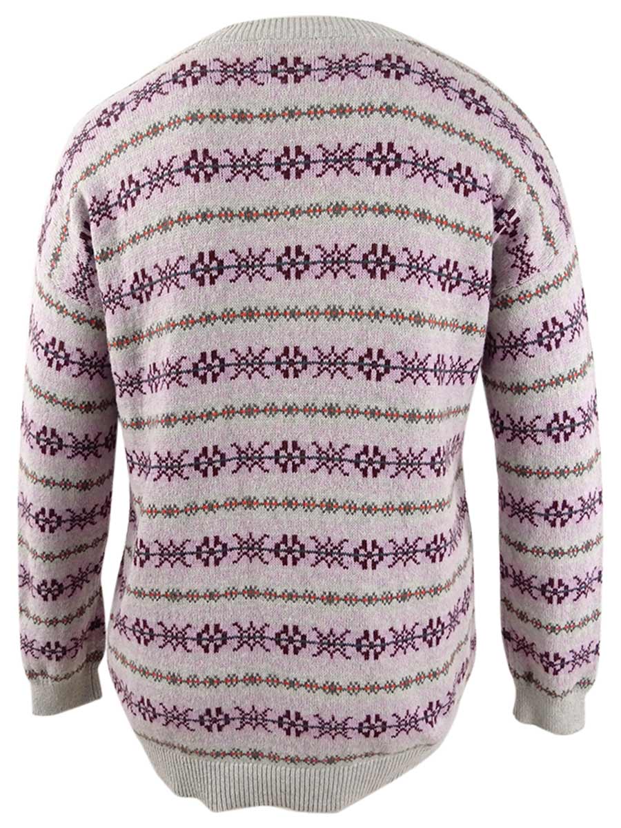 Ralph Lauren Lauren Ralph Lauren Women's Cotton Printed Pullover Sweater