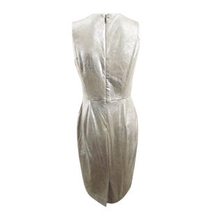 ralph lauren silver cocktail dress NWT Women's Lauren Ralph Lauren One Shoulder Lace Black Silver Cocktail Dress 4