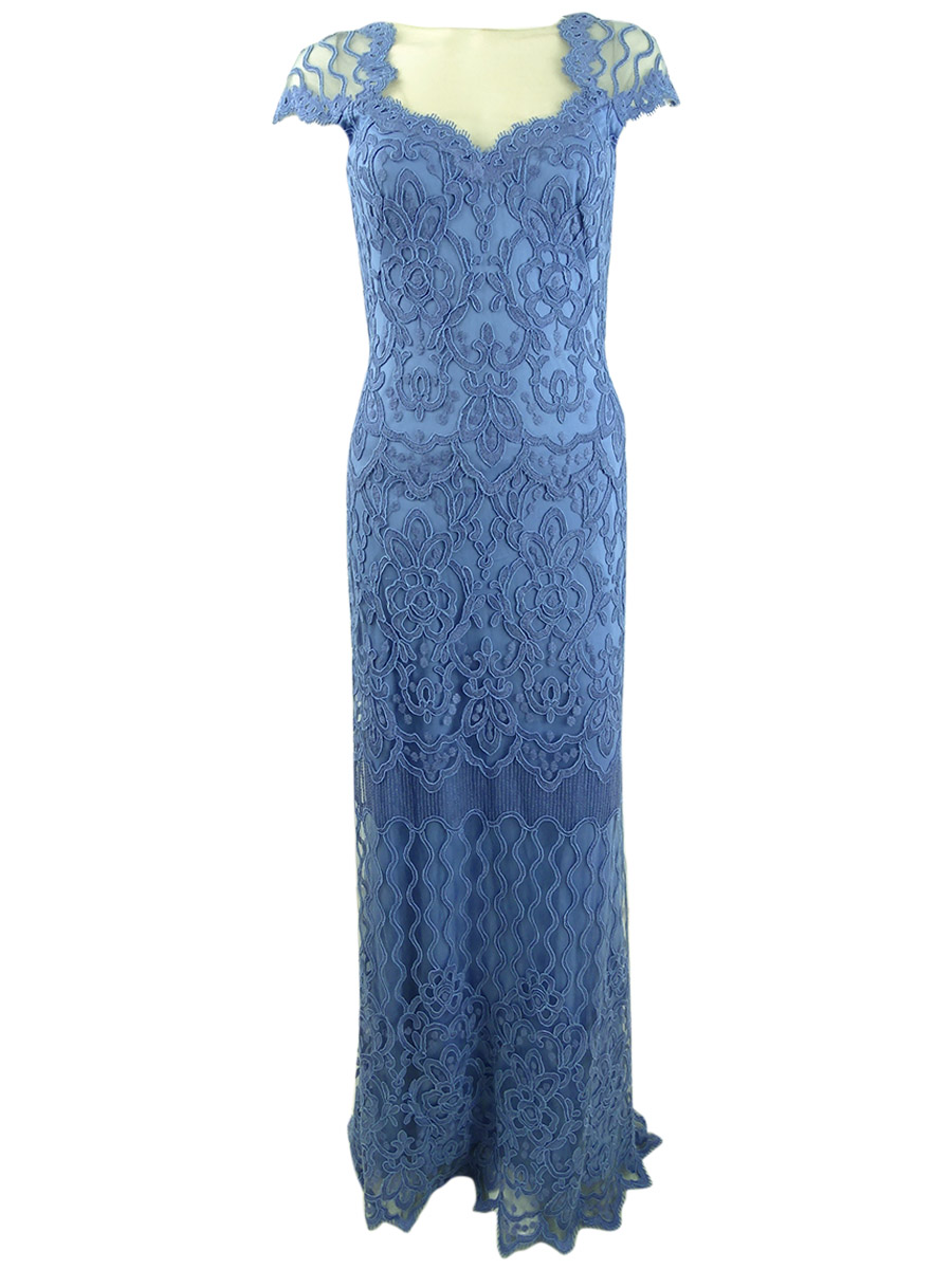 TADASHI SHOJI Tadashi Shoji Women's Embroidered Lace Gown