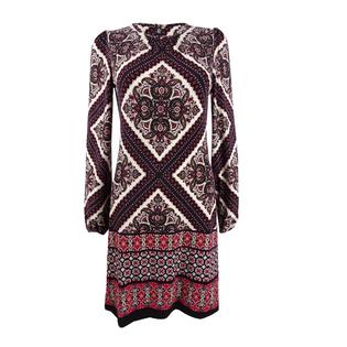 Tommy Hilfiger Women's Patchwork-Print A-Line Dress Tommy Hilfiger Women's Patchwork-Print A-Line Dress