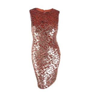 Vince Camuto Women's Velvet Sequin Animal-Print Dress Vince Camuto Women's Velvet Sequin Animal-Print Dress