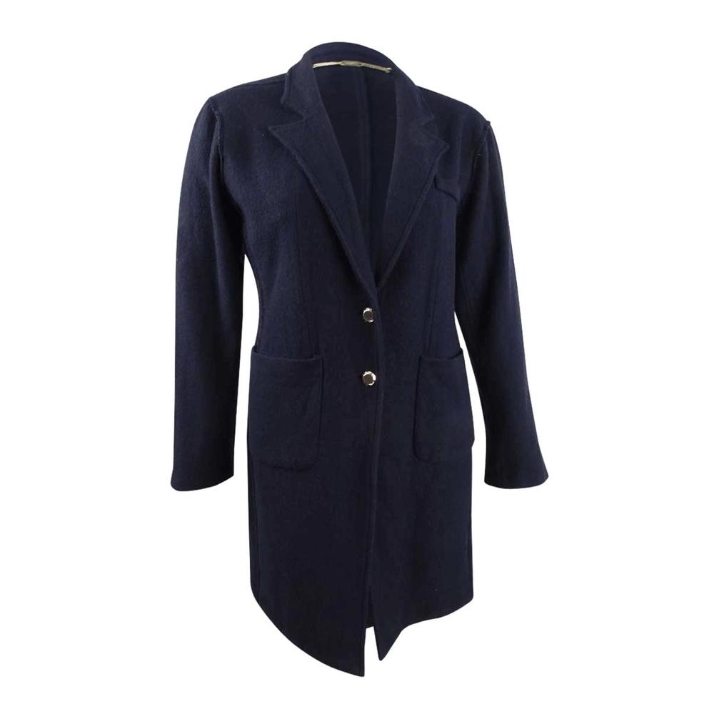 DKNY Women's Two-Button Topper Jacket (18, Classic Navy)