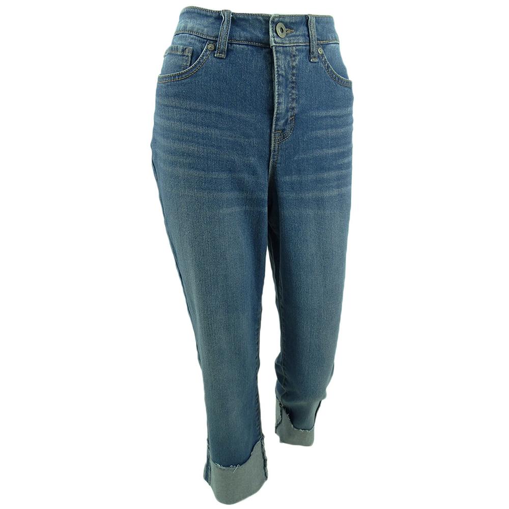 Style & Co. Women's High-Rise Crop Straight-Leg Jeans