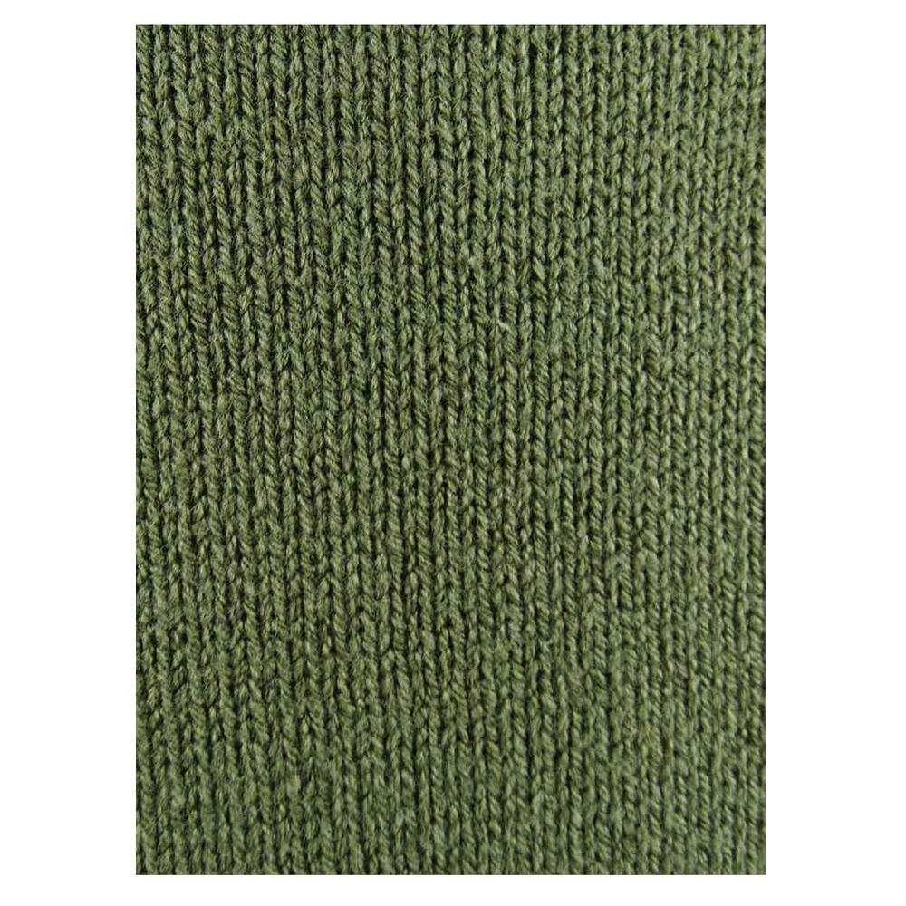 Karen Scott Women's Plus Size Cable-Knit Trimmed Sweater (S, Green Tea)