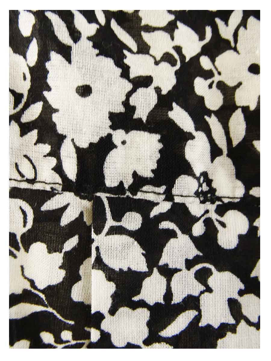Ralph Lauren Lauren Ralph Lauren Women's Floral Cotton Voile Shirt (S, Black/White)
