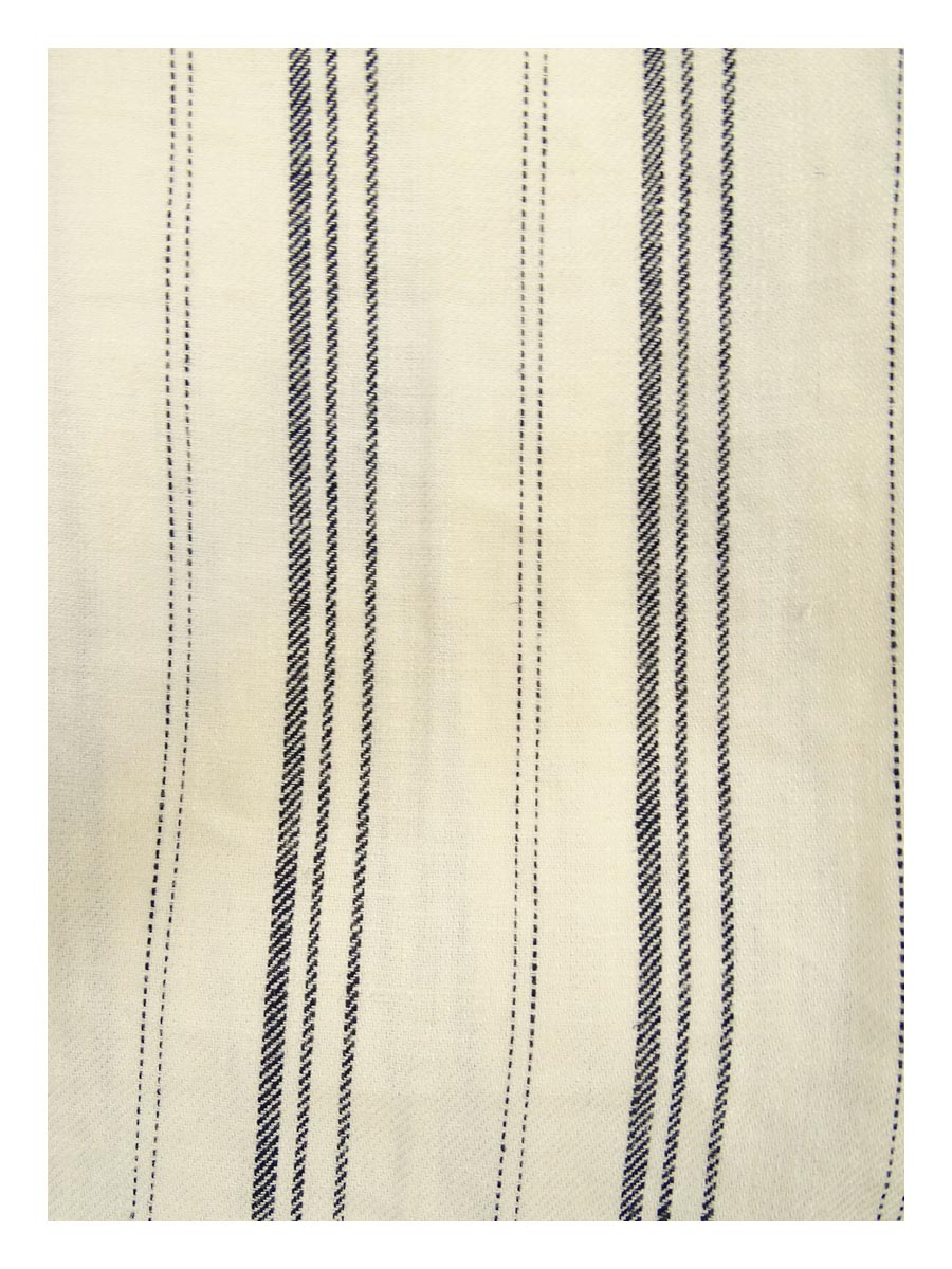Ralph Lauren Lauren Ralph Lauren Women's Petite Striped Linen-Blend Pants (12P, Winter Cream)