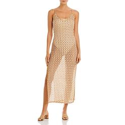 Missoni Mare Women's Crochet Maxi Dress Swim Cover-up (48, White/Gold)