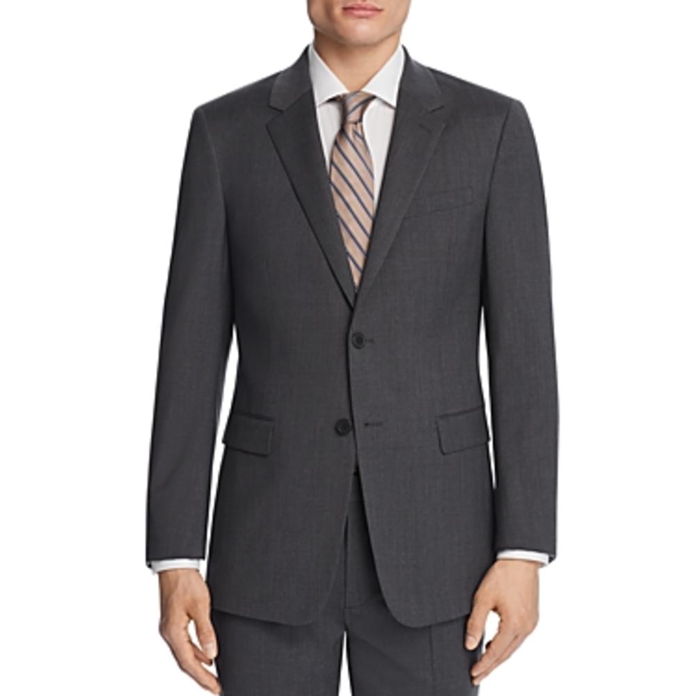 Theory Men's Chambers Sartorial Stretch Slim Fit Suit Jacket (38R, Grey Heather)