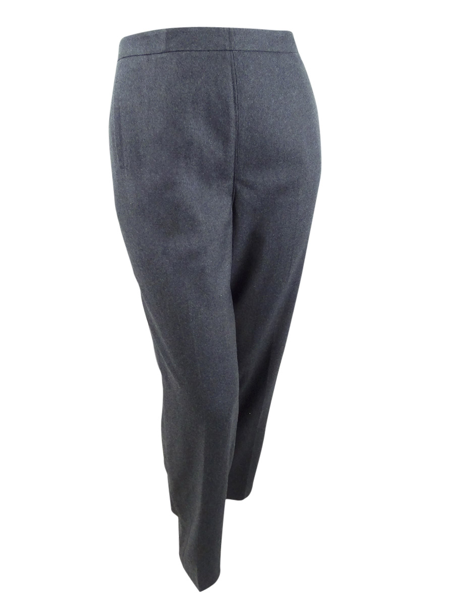 Sutton Studio Women's Slim Dress Pants (16, Charcoal)