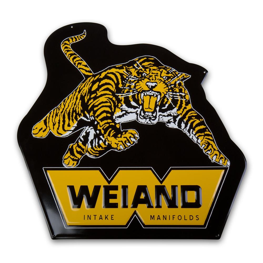 Weiand 10009WND  Tiger Metal Sign