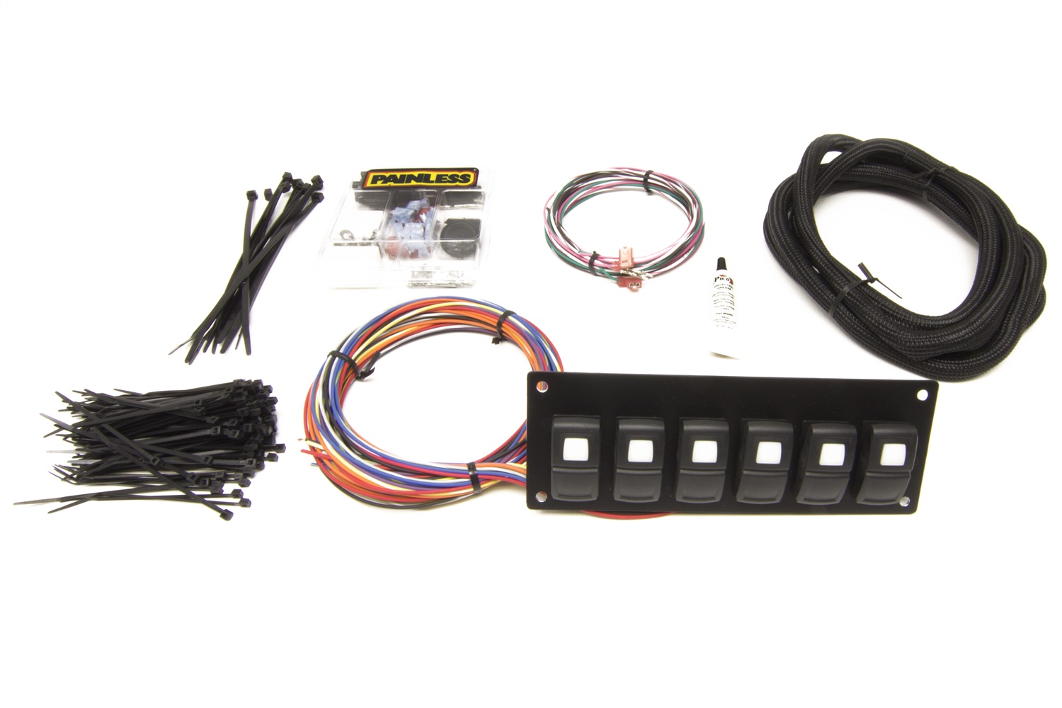 Painless Wiring 58104 Track Rocker 6 Switch Panel