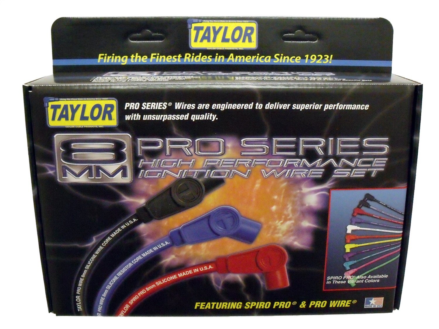 Taylor Cable 74604 8mm Spiro-Pro Ignition Wire Set