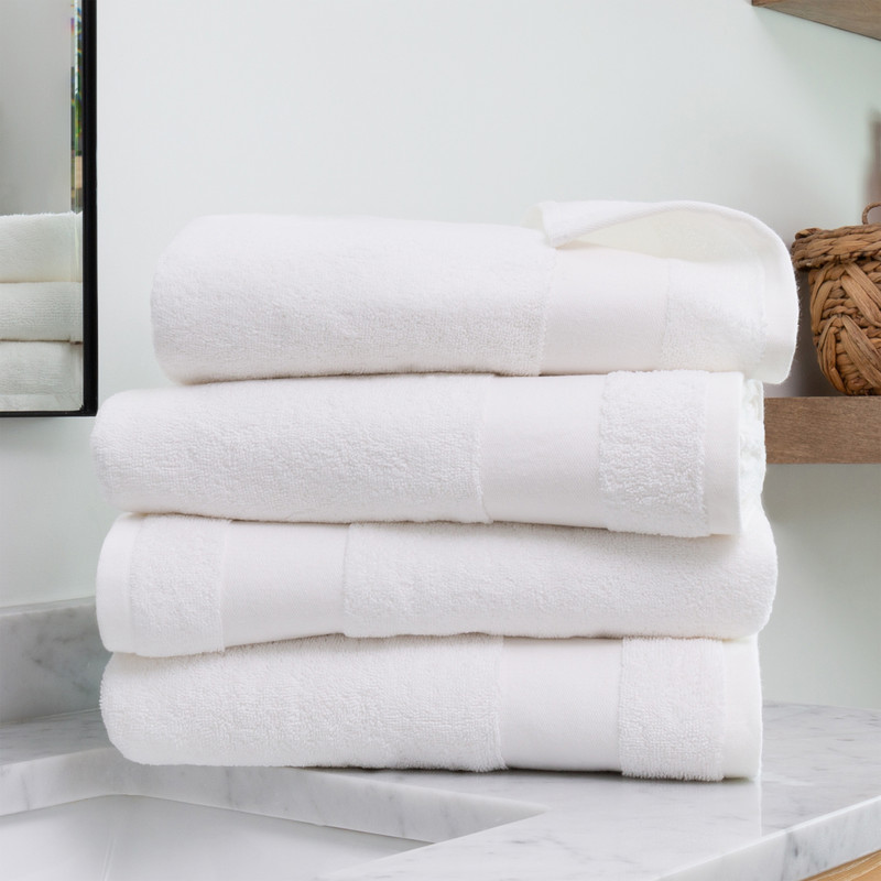Heart & Home Towels 4-Pack Bathroom Essentials