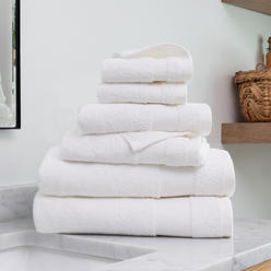 Heart & Home Towels 6-Pack Bathroom Essentials