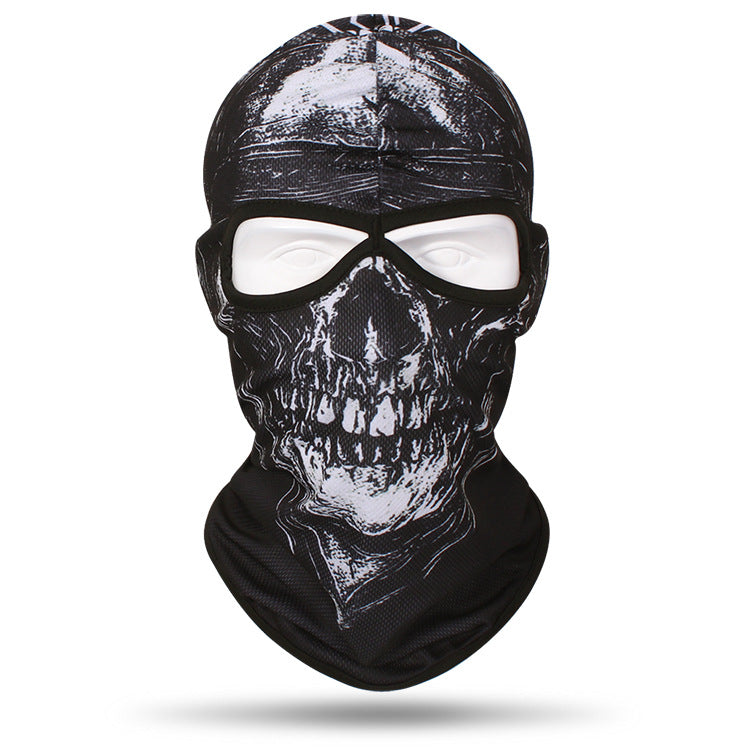 Tom Carry Motorcycle and bicycle equipment sweat-absorbent breathable skull cover outdoor sports neck cover riding fishing sun protection