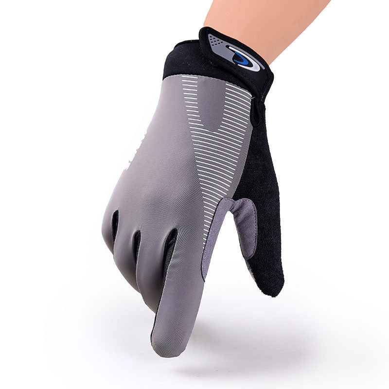 Tom Carry Summer Thin Breathable Cycling Sports Fitness Sun Protection Mountain Climbing Long Finger Gloves For Men And Women.