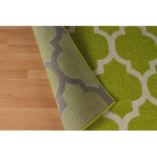 As Quality Rugs Modern Trellis Area Rugs For Living Room Green