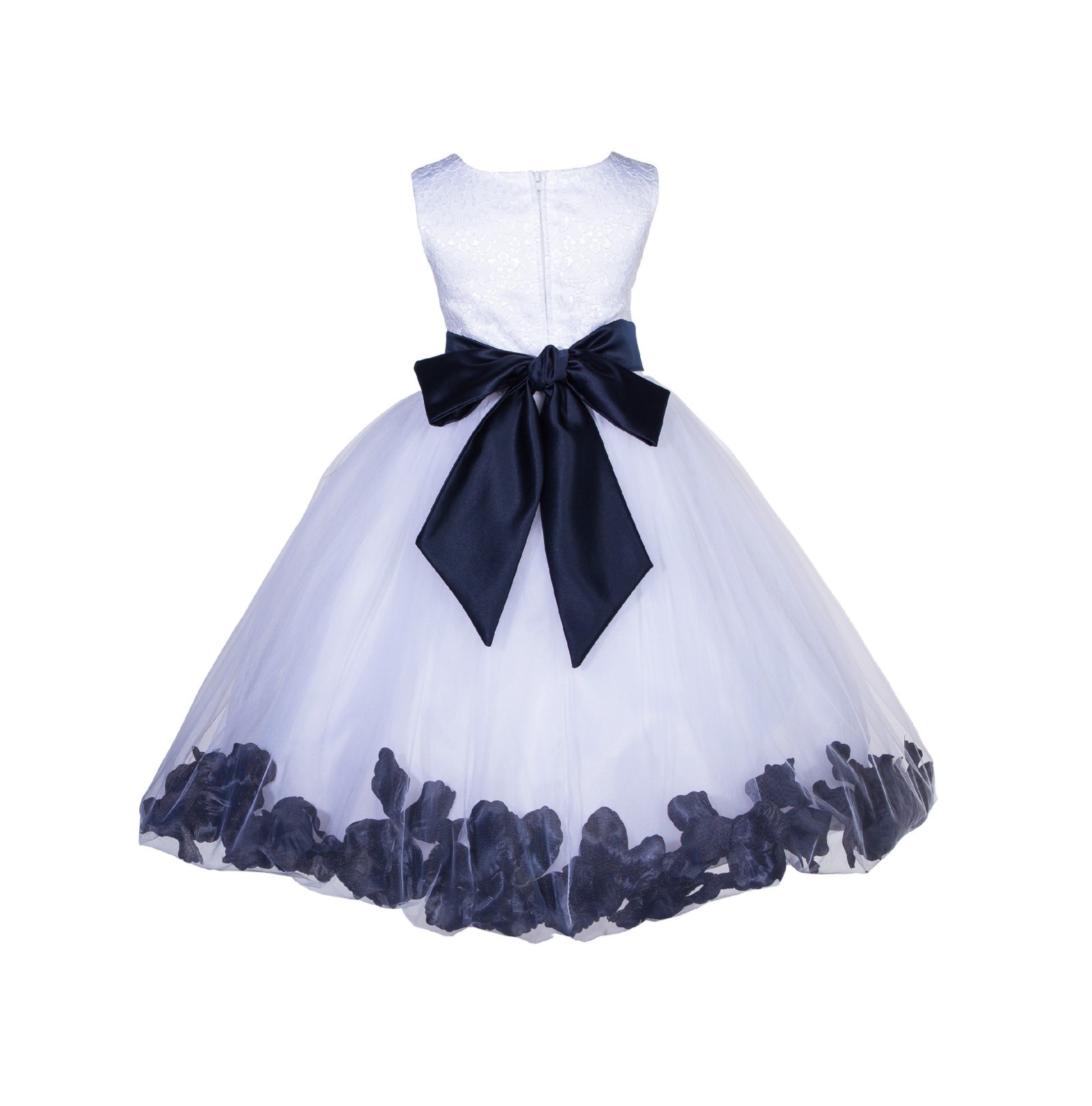 ekidsbridal White Lace Top Tulle Floral Petals Formal Flower Girl Dress Communion Baptism Easter Summer Dresses 165S Size S M 2 4 6 8 10 12, Yellow ekidsbridal White Lace Top Tulle Floral Petals Formal Flower Girl Dress Communion Baptism Easter Summer Dresses 165S Size S M 2 4 6 8 10 12, Yellow
