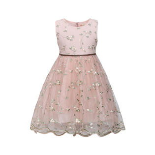 Zumeet Kids Girls Cute Solid Colored Lace Style Soft Dress Zumeet Kids Girls Cute Solid Colored Lace Style Soft Dress