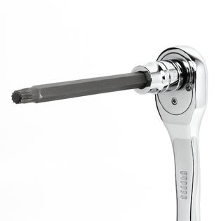 Powerbuilt 3/8 In. Dr. 10mm Triple Square 6 In. Long XZN Socket Bit, 12 Point - Foto 2