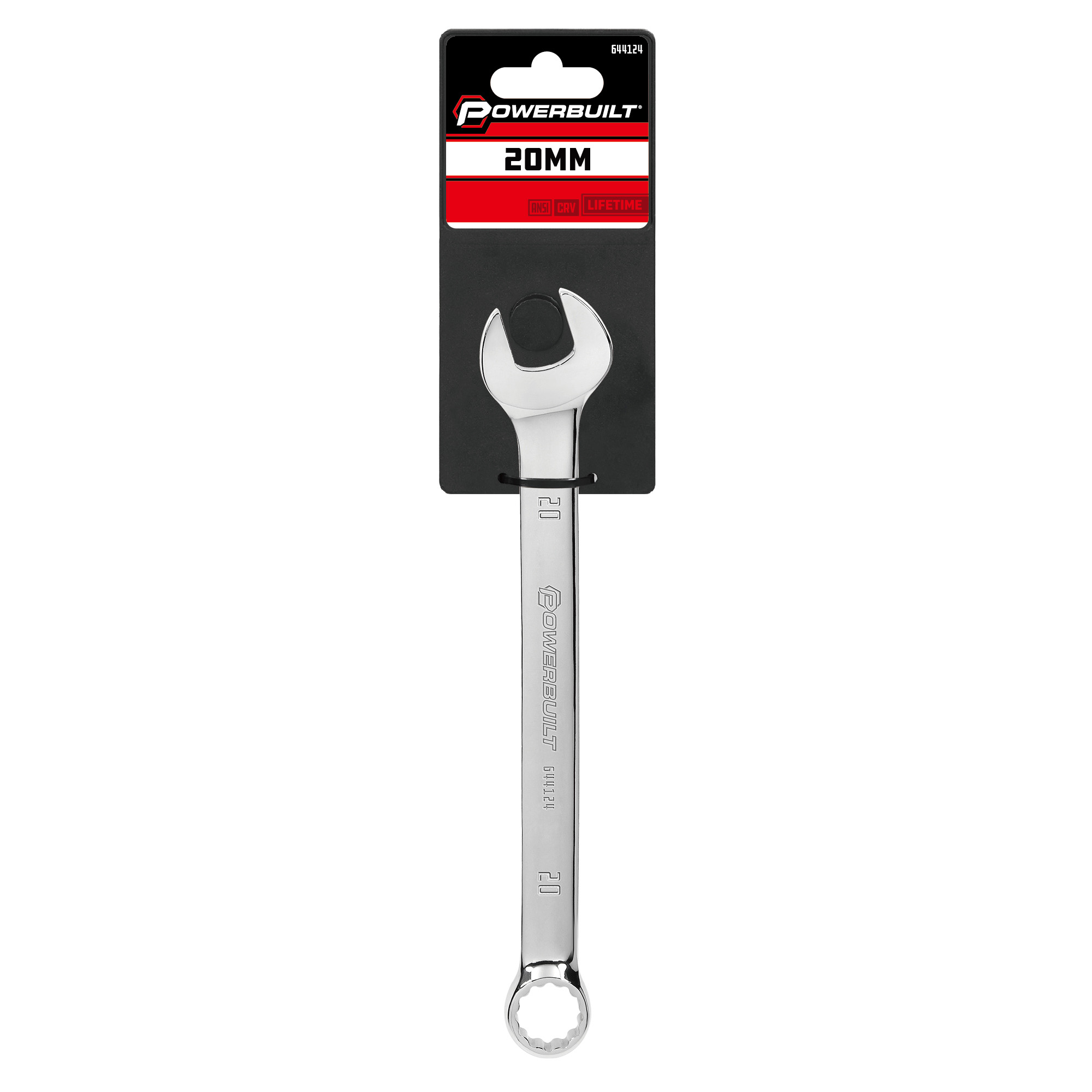 Powerbuilt 20 MM Fully Polished Metric Combination Wrench - 644124