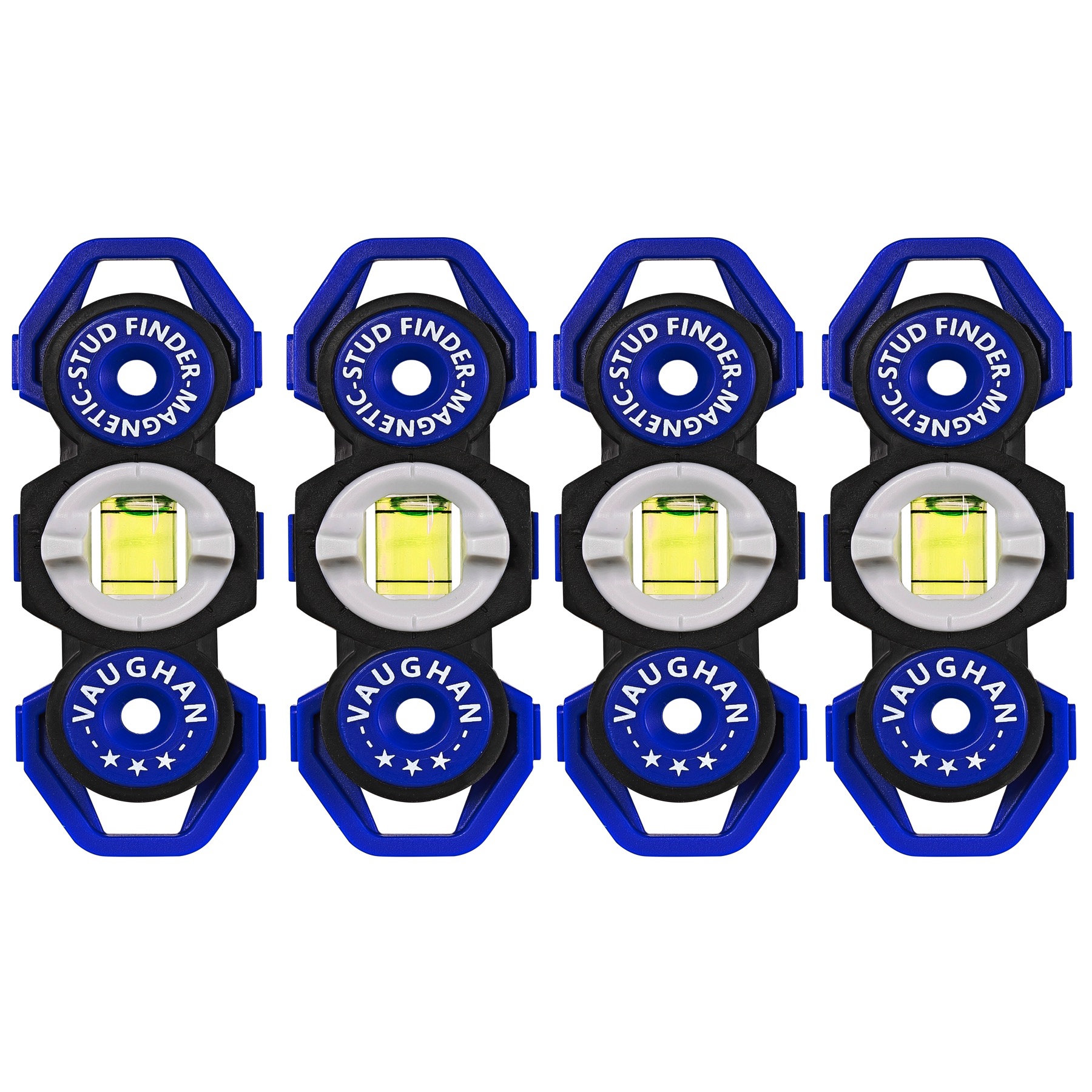 Vaughan 4 Piece Pocket Sized Magnetic Stud Finder and Level - 240277