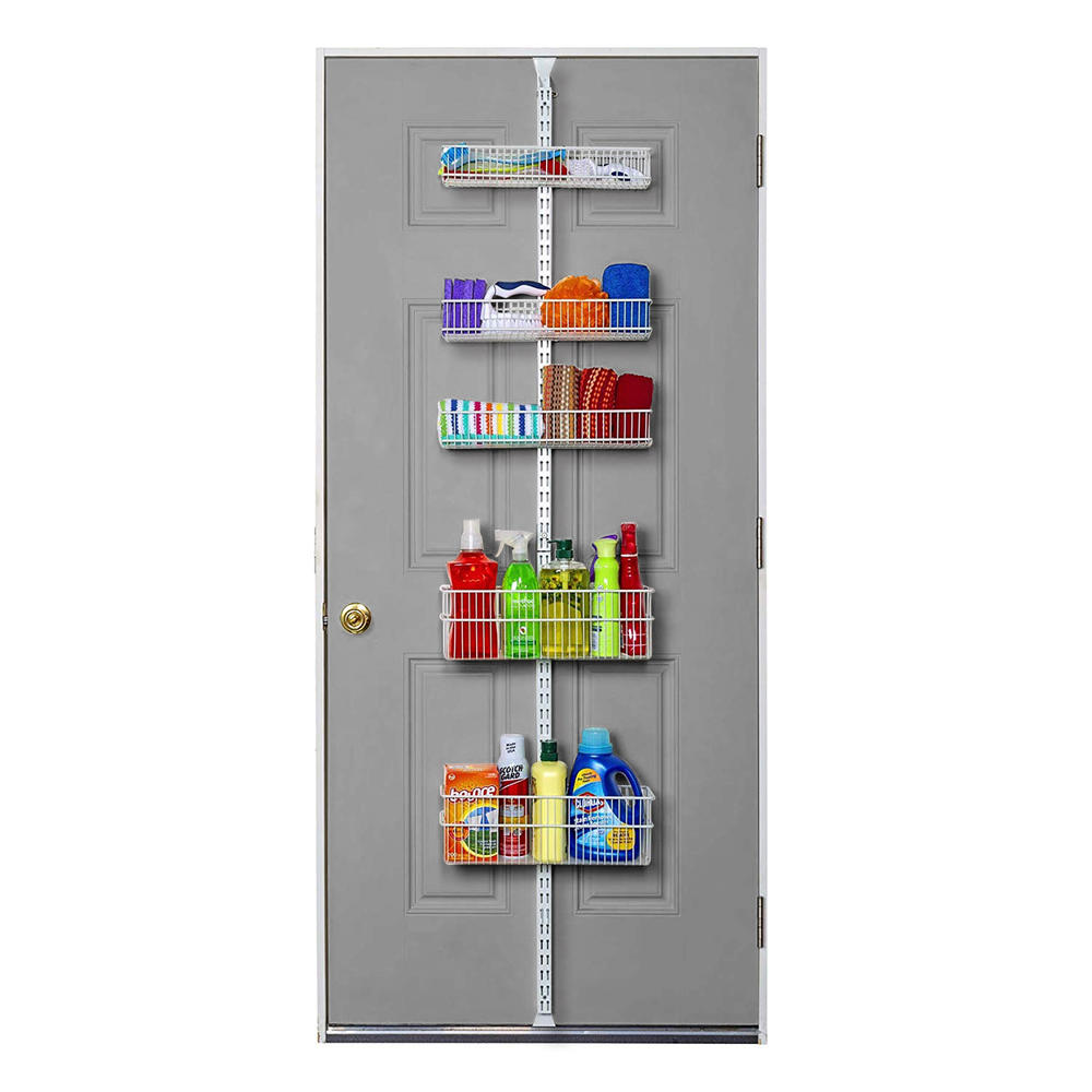 Allspace 5 Piece Wire Pantry or Closet Door Organizer - 240077E