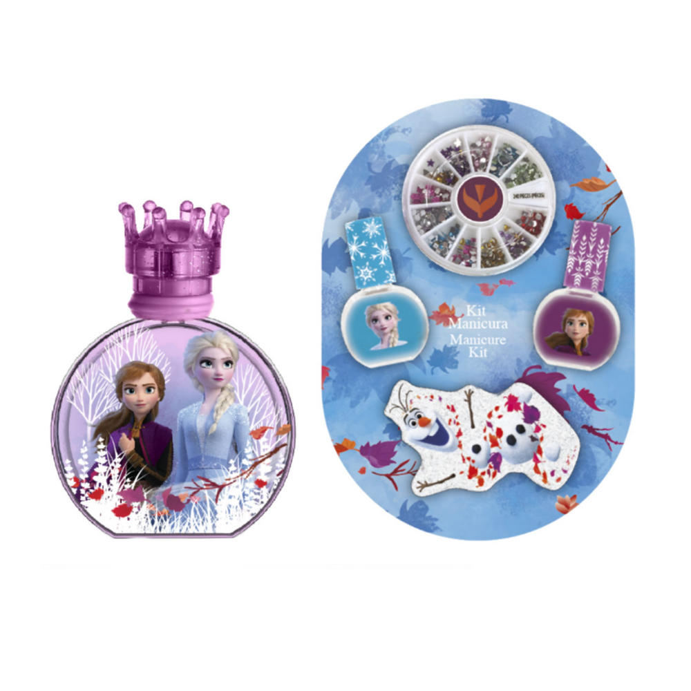 Disney Frozen II Eau de toilette 3.4 oz / 100 ml + Manicure Kit Gift Set