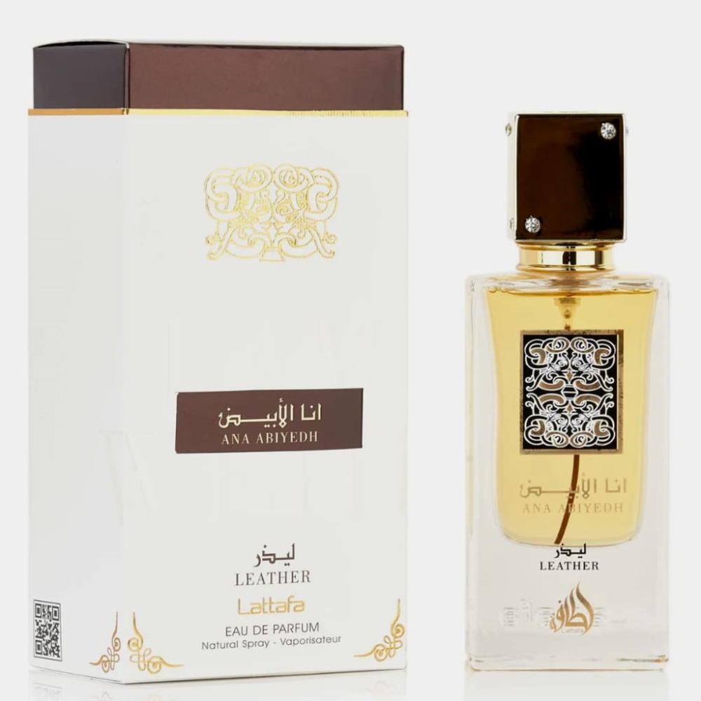 Lattafa Ana Abiyedh I Am White (Leather) Eau De Parfum Spray 2.04 oz / 60 ml (Unisex)