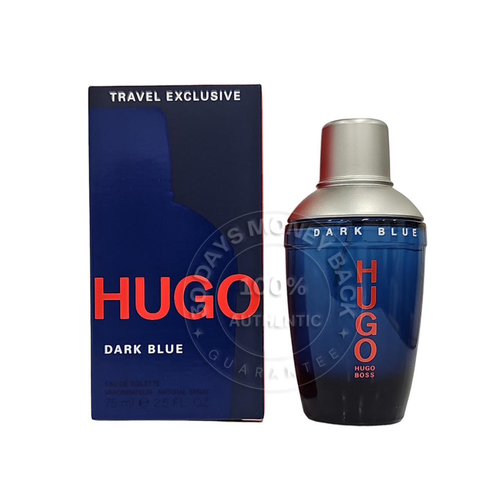 Hugo Boss Dark Blue Eau De Toilette 2.5 oz / 75 ml Spray For Men