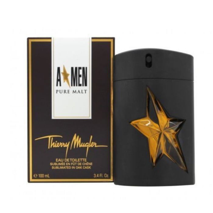 Thierry Mugler A Men Pure Malt Eau De Toilette Spray 3 4 Oz 100 Ml Sealed Thierry Mugler A Men Pure Malt Eau De Toilette Spray 3 4 Oz 100 Ml Sealed