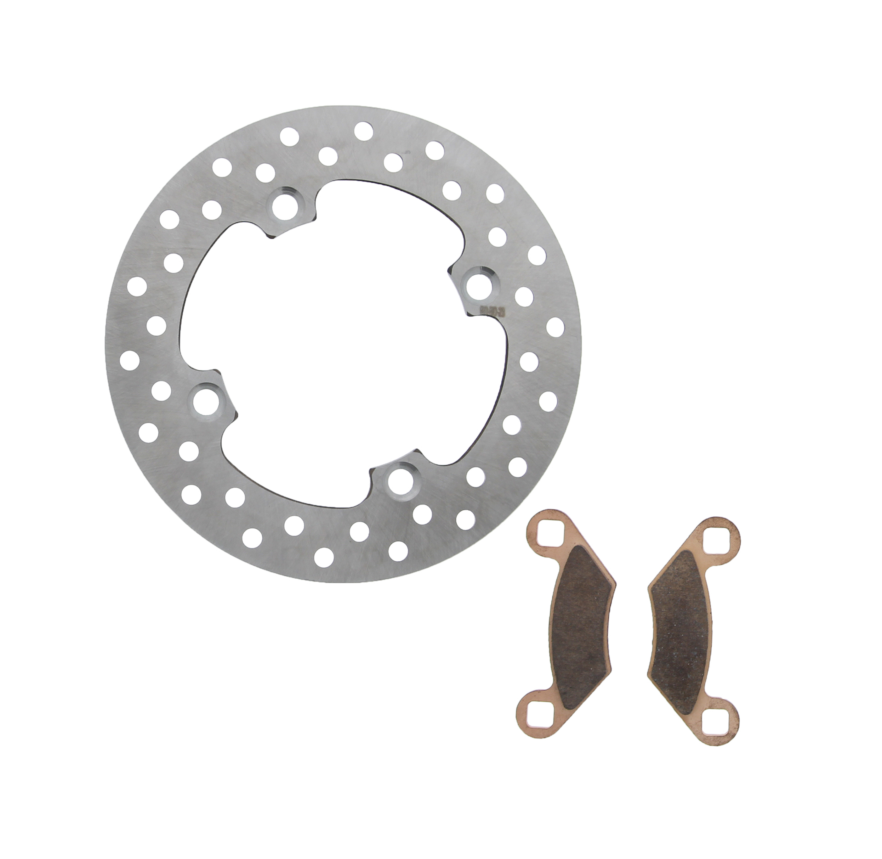 Race Driven 07 11 Polaris Hawkeye 300 2x4 Rear Brake Rotor And Severe Duty Brake Pads